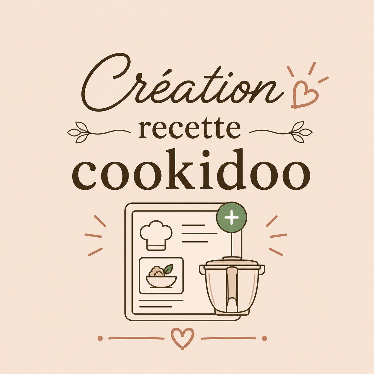 Créer tes recettes via Cookidoo